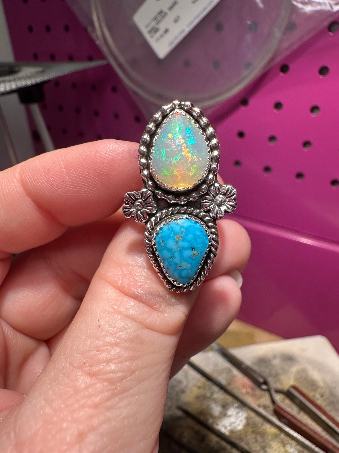 Kingman and Opal ring