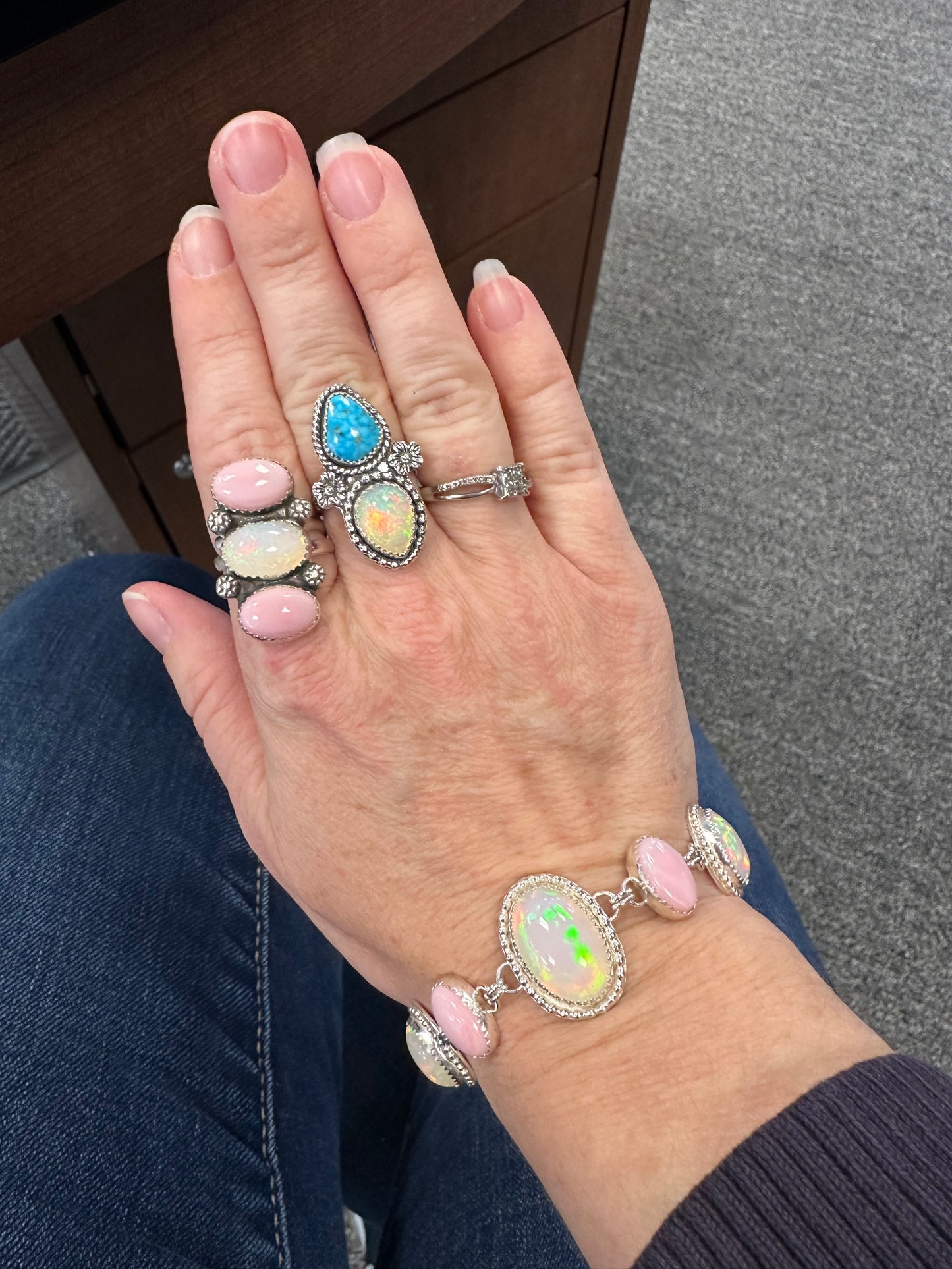 Kingman and Opal ring