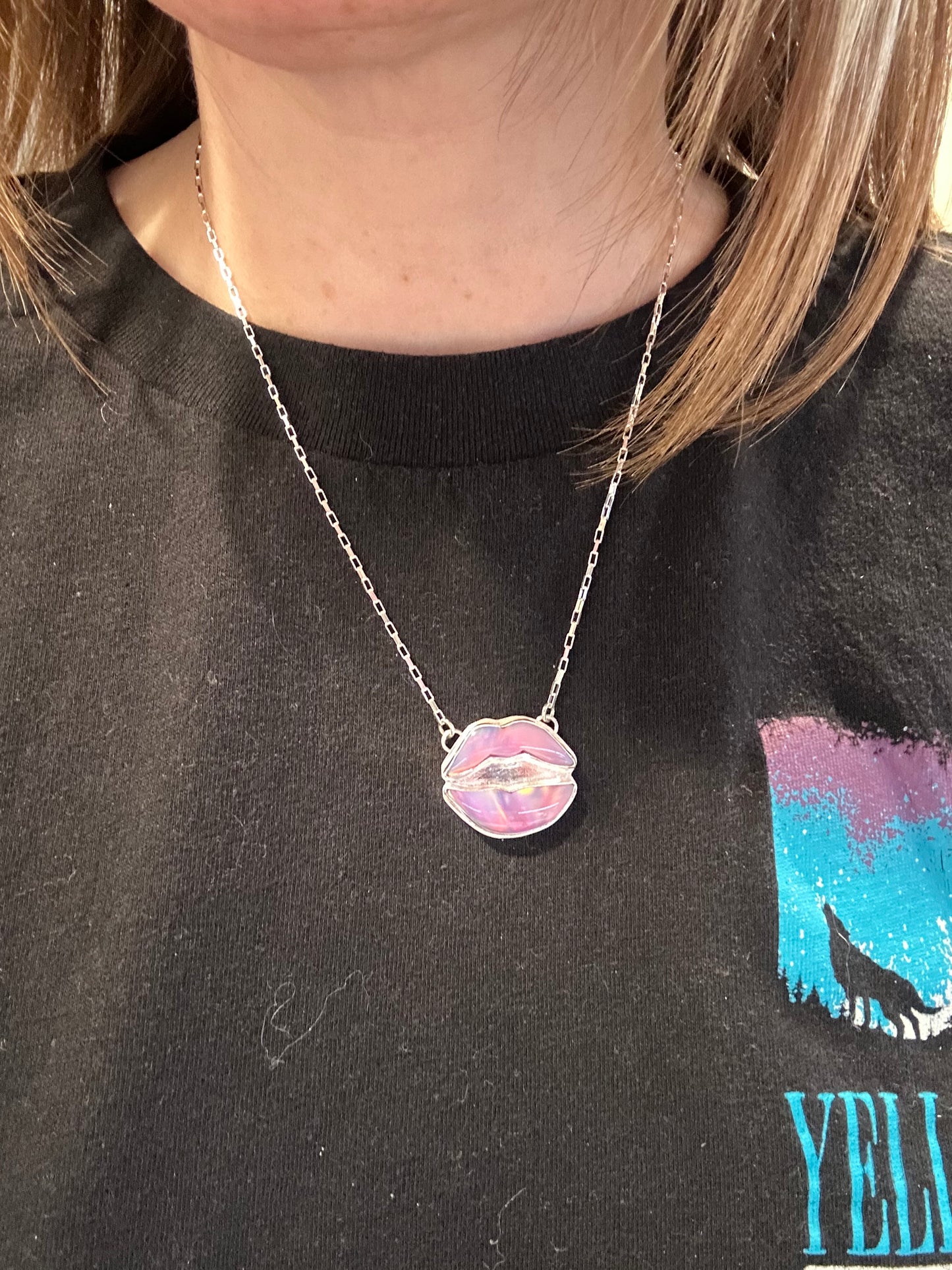 Aurora Opal Kiss This Necklace