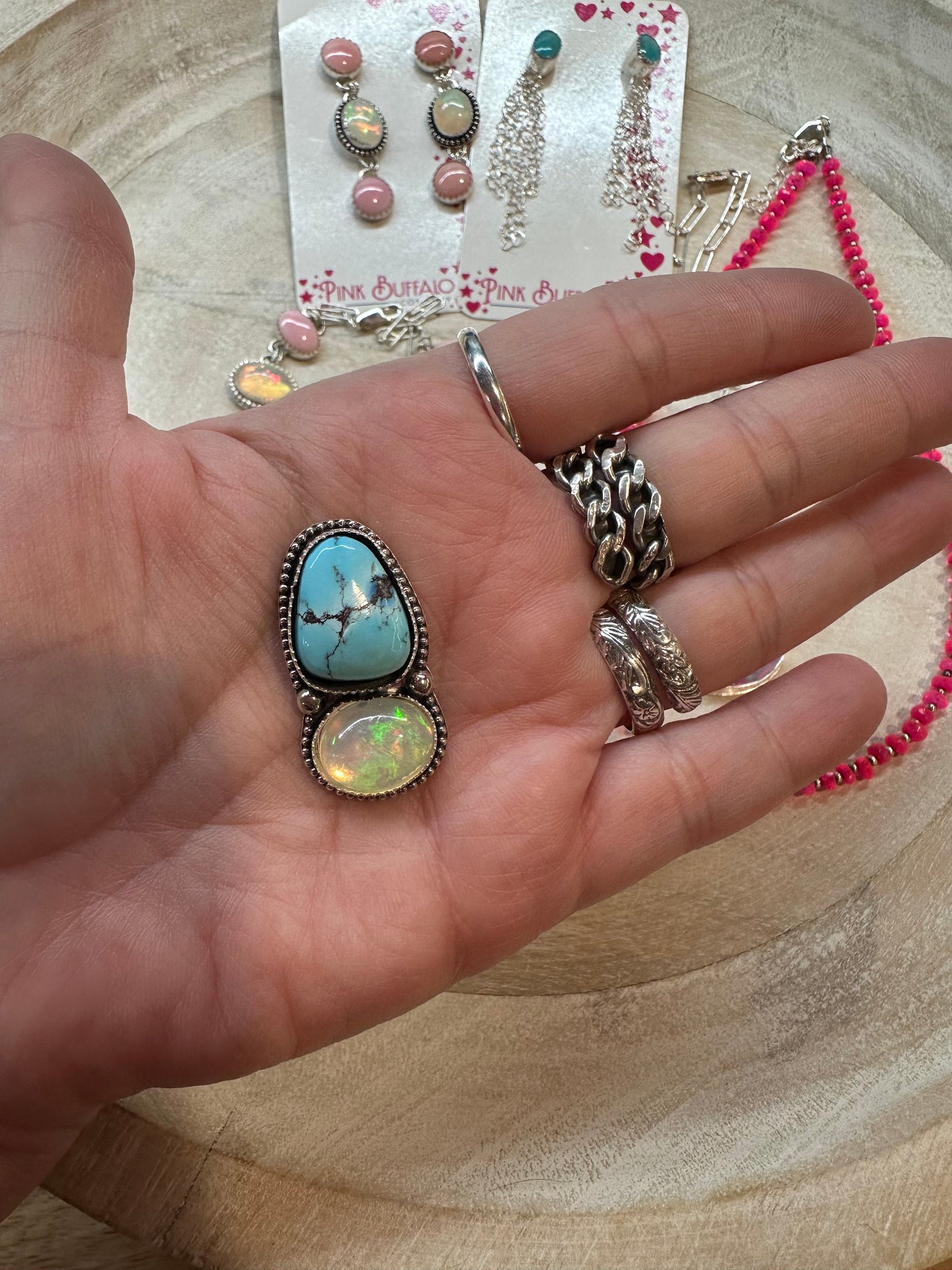 Kingman and Opal ring