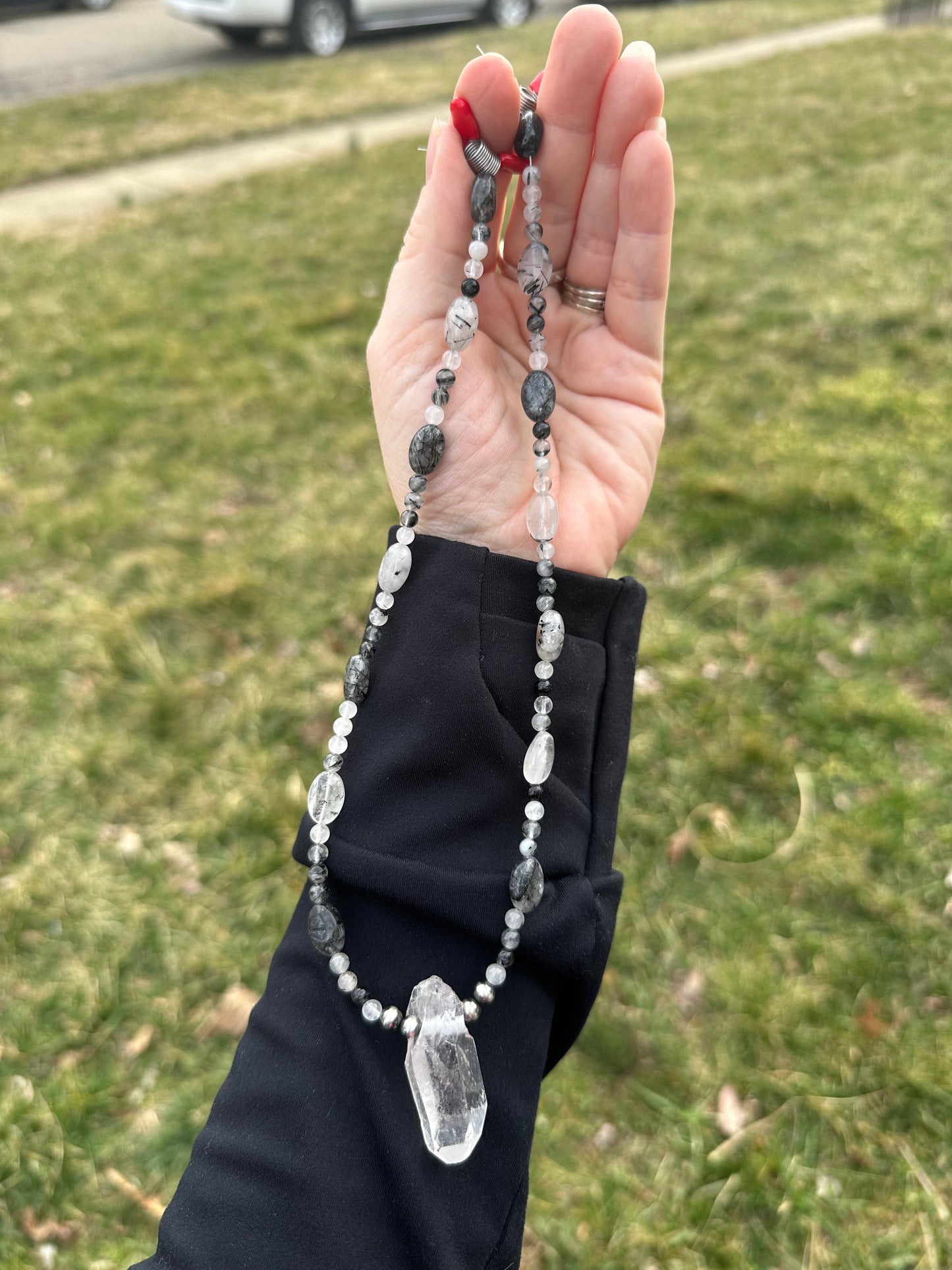 Tourmalated Quartz Necklace