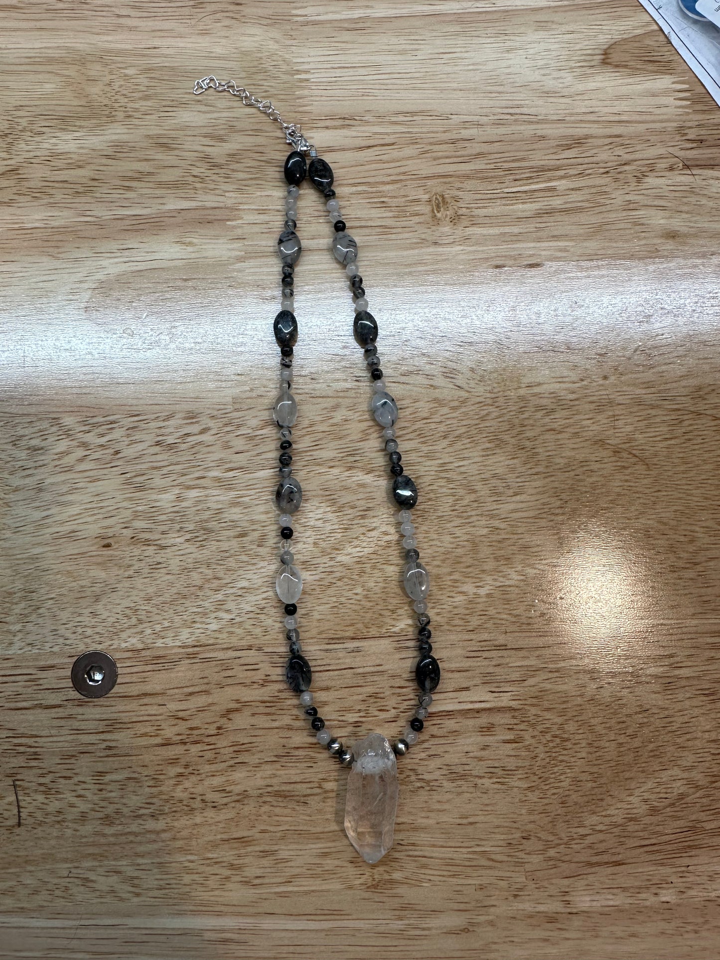 Tourmalated Quartz Necklace