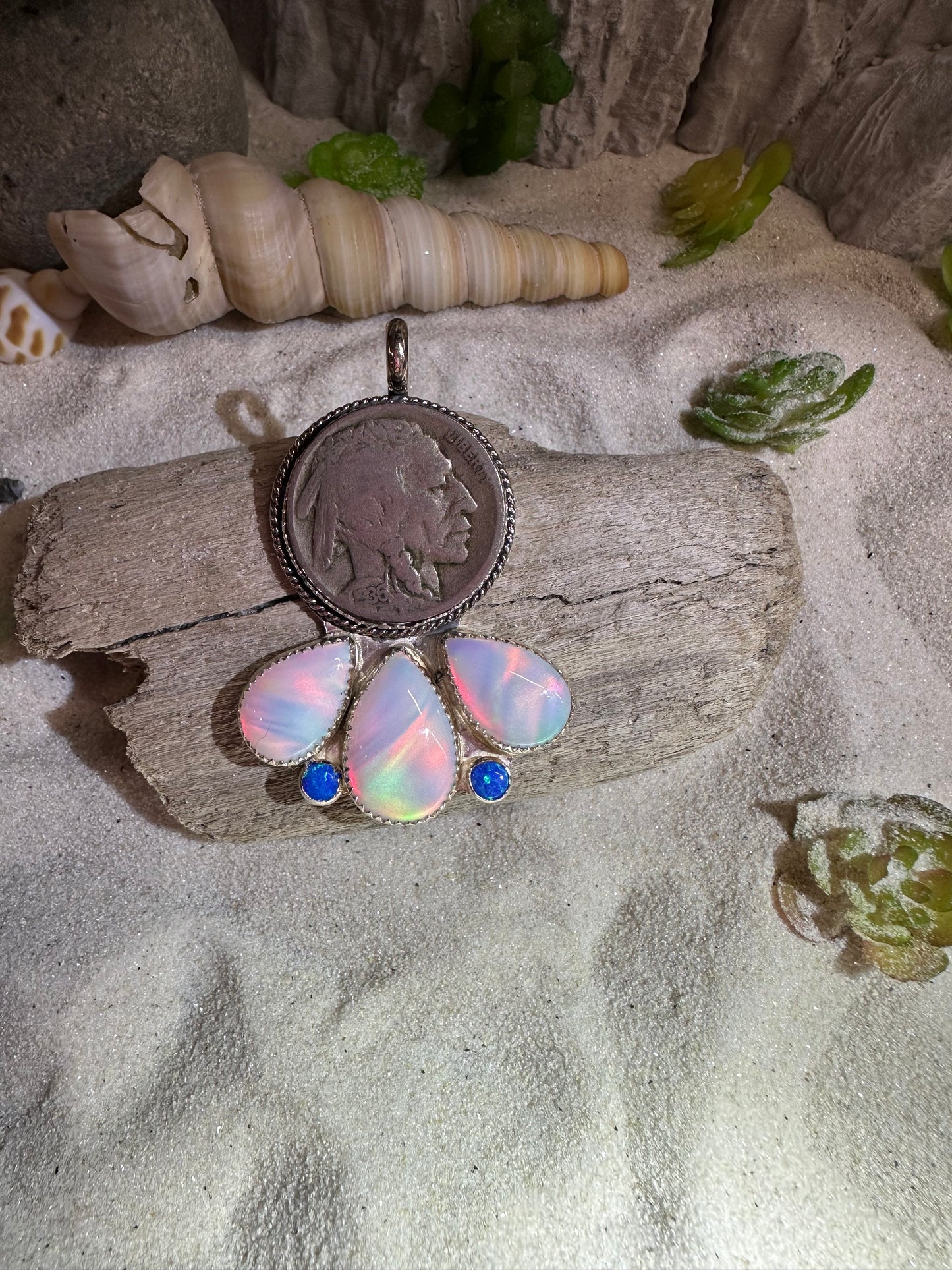 1936 Buffalo Nickel Pendant