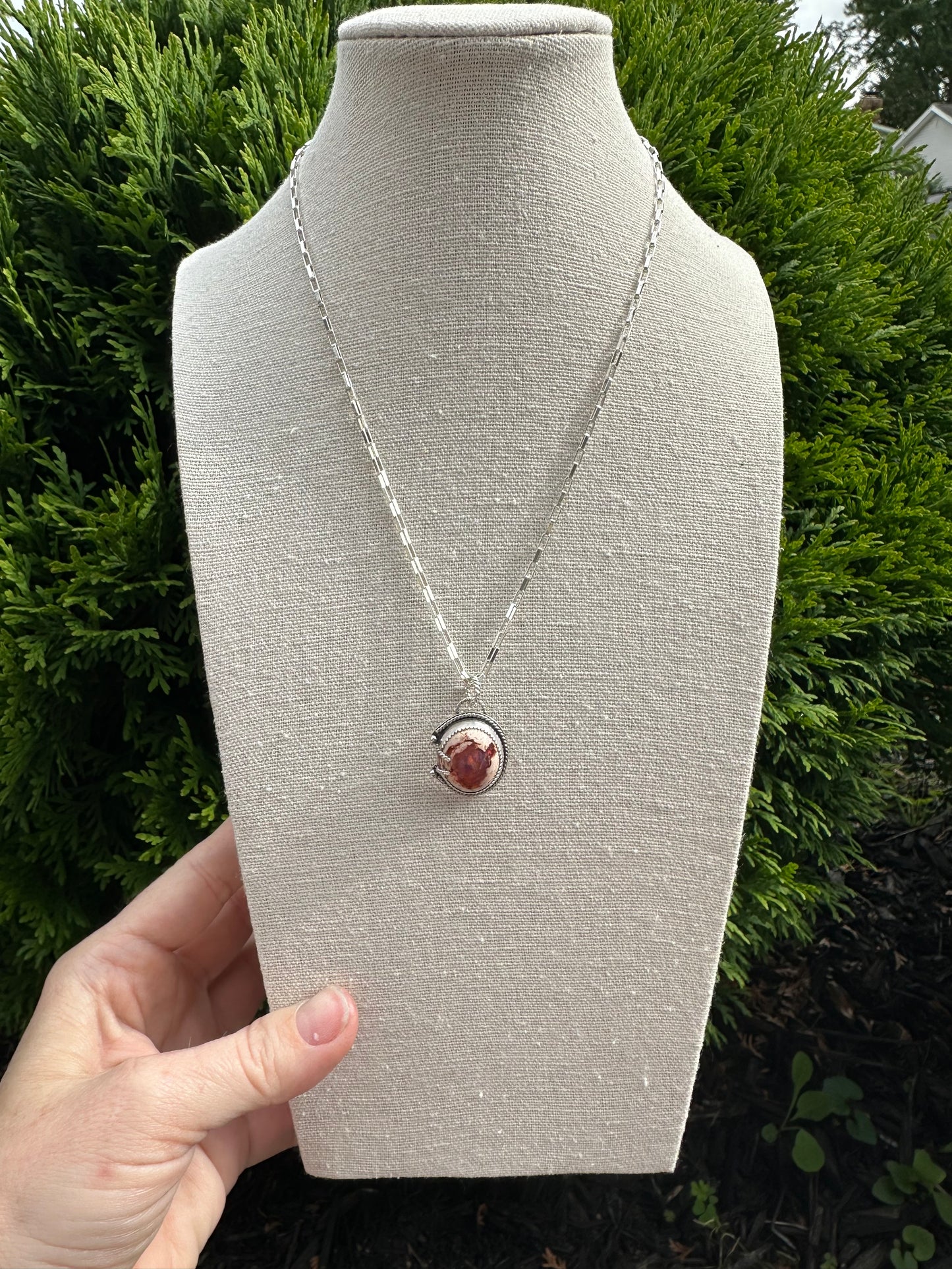 Mexican Fire Opal necklace