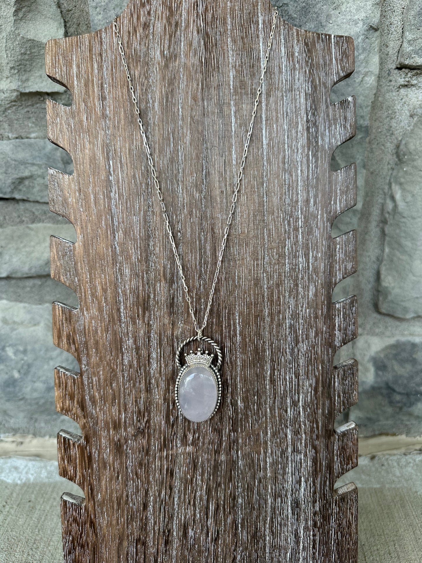 Rose Quartz Queen Necklace