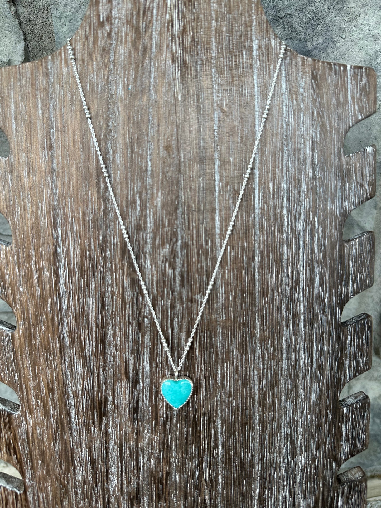 Kingman Heart Necklace