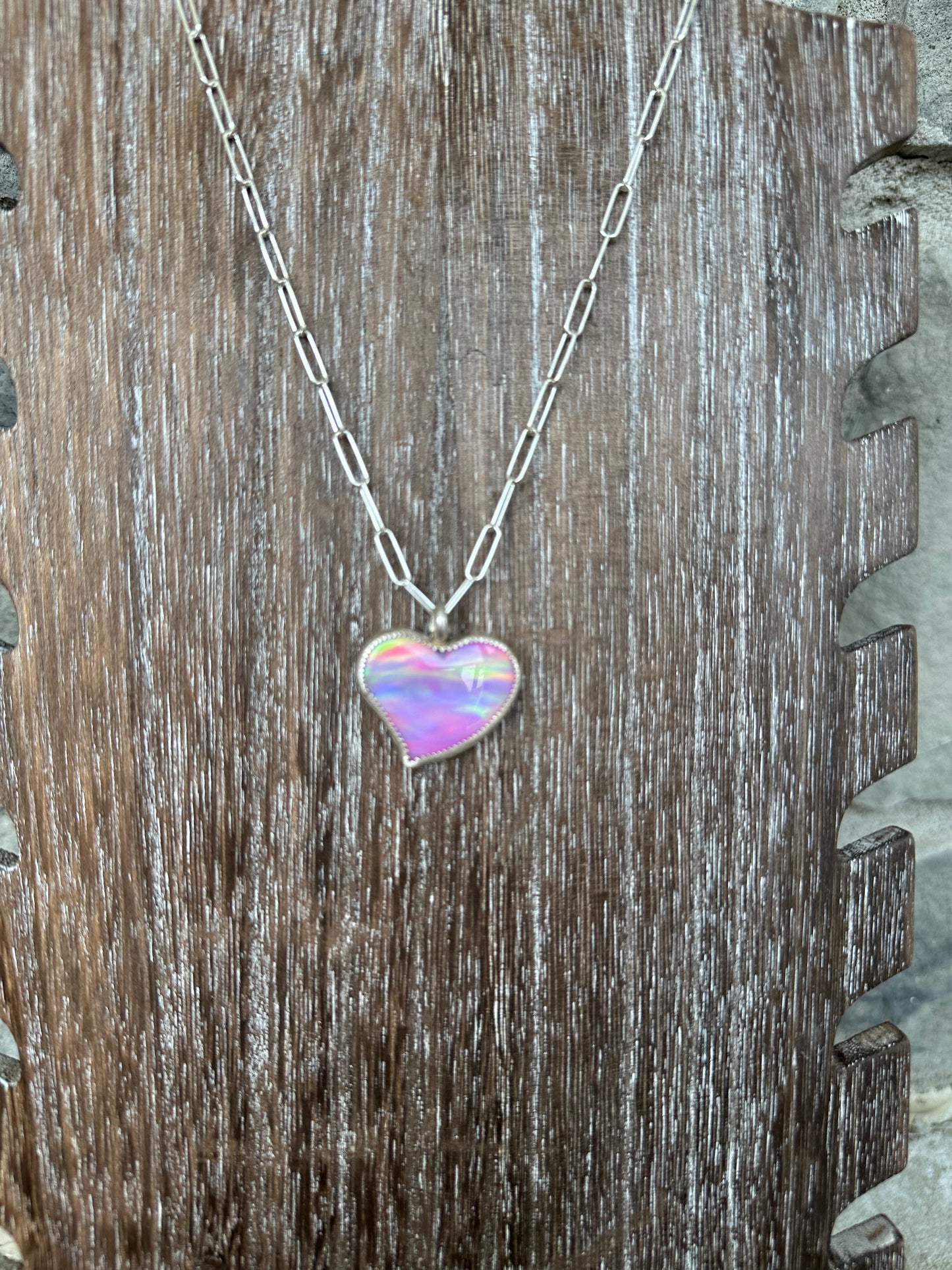Aurora Heart Necklace