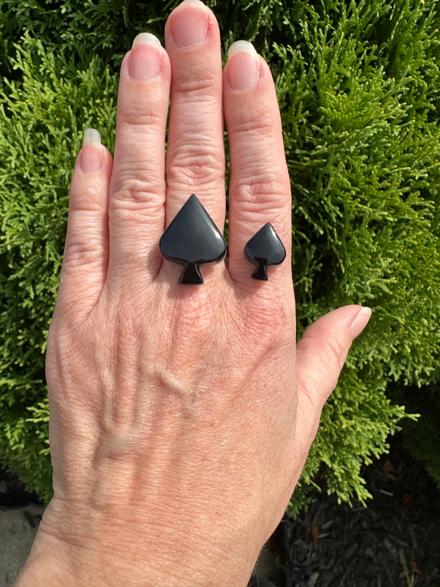 Custom Spade necklace and ring