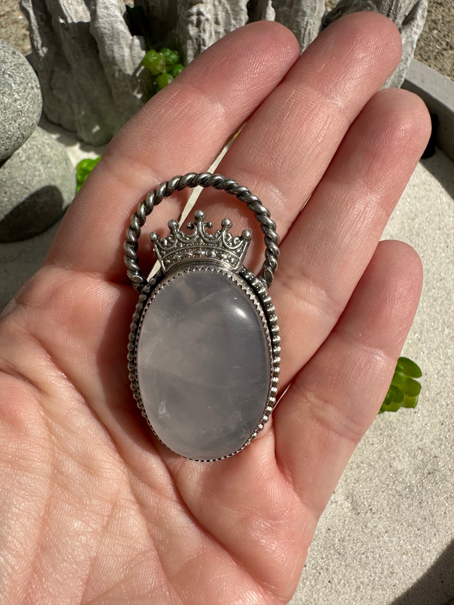 Rose Quartz Queen Necklace