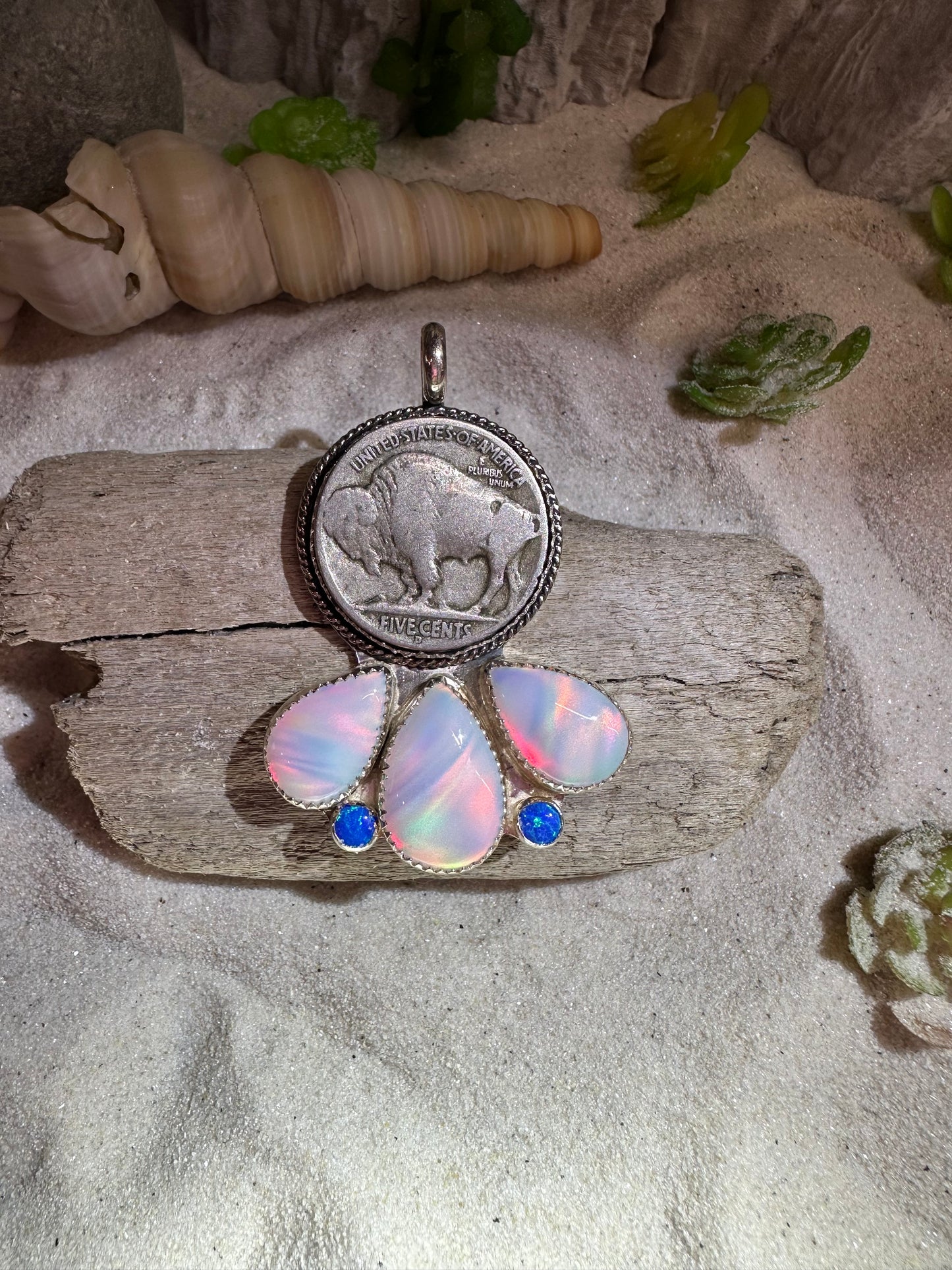 1936 Buffalo Nickel Pendant