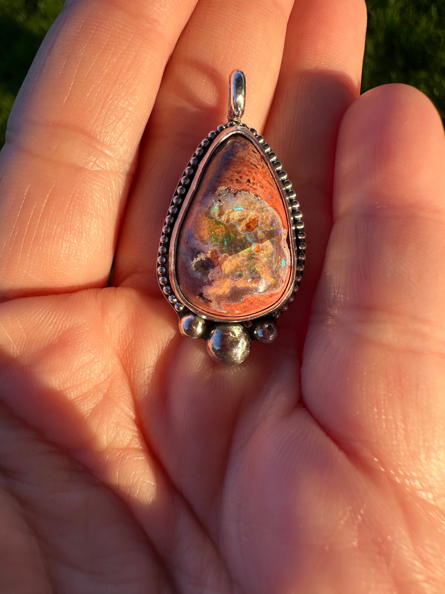 Mexican Fire opal Necklace*