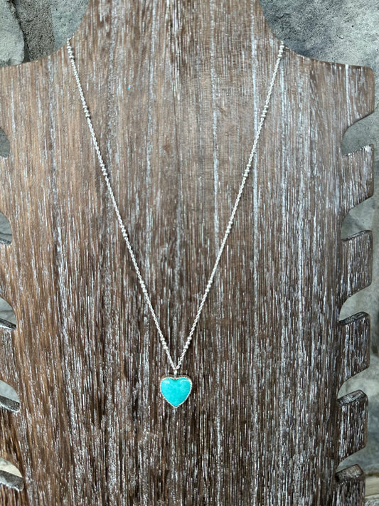 Kingman Heart Necklace