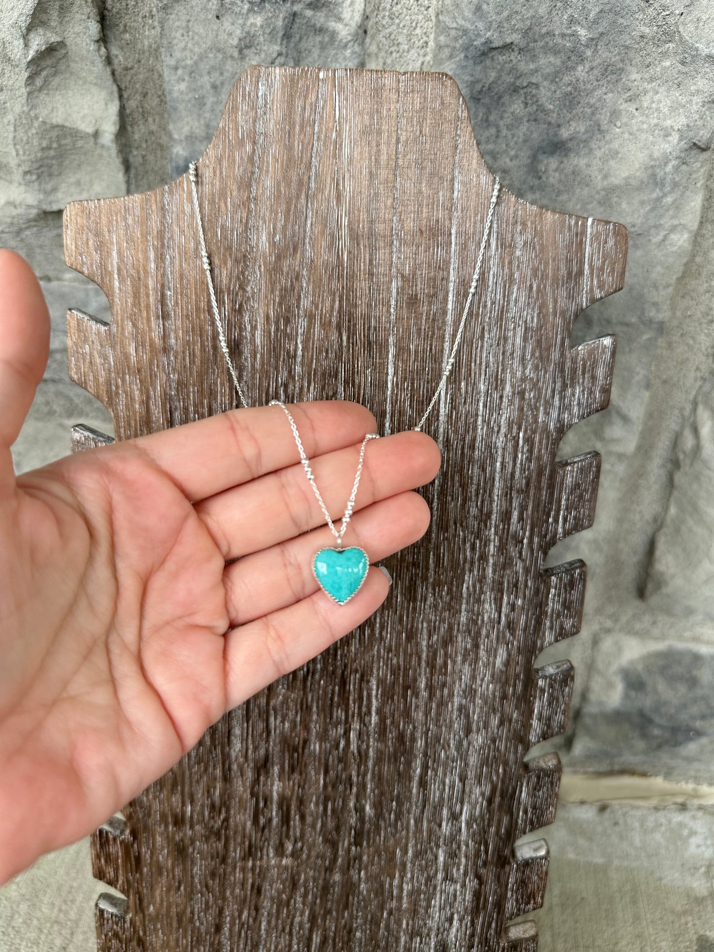 Kingman Heart Necklace