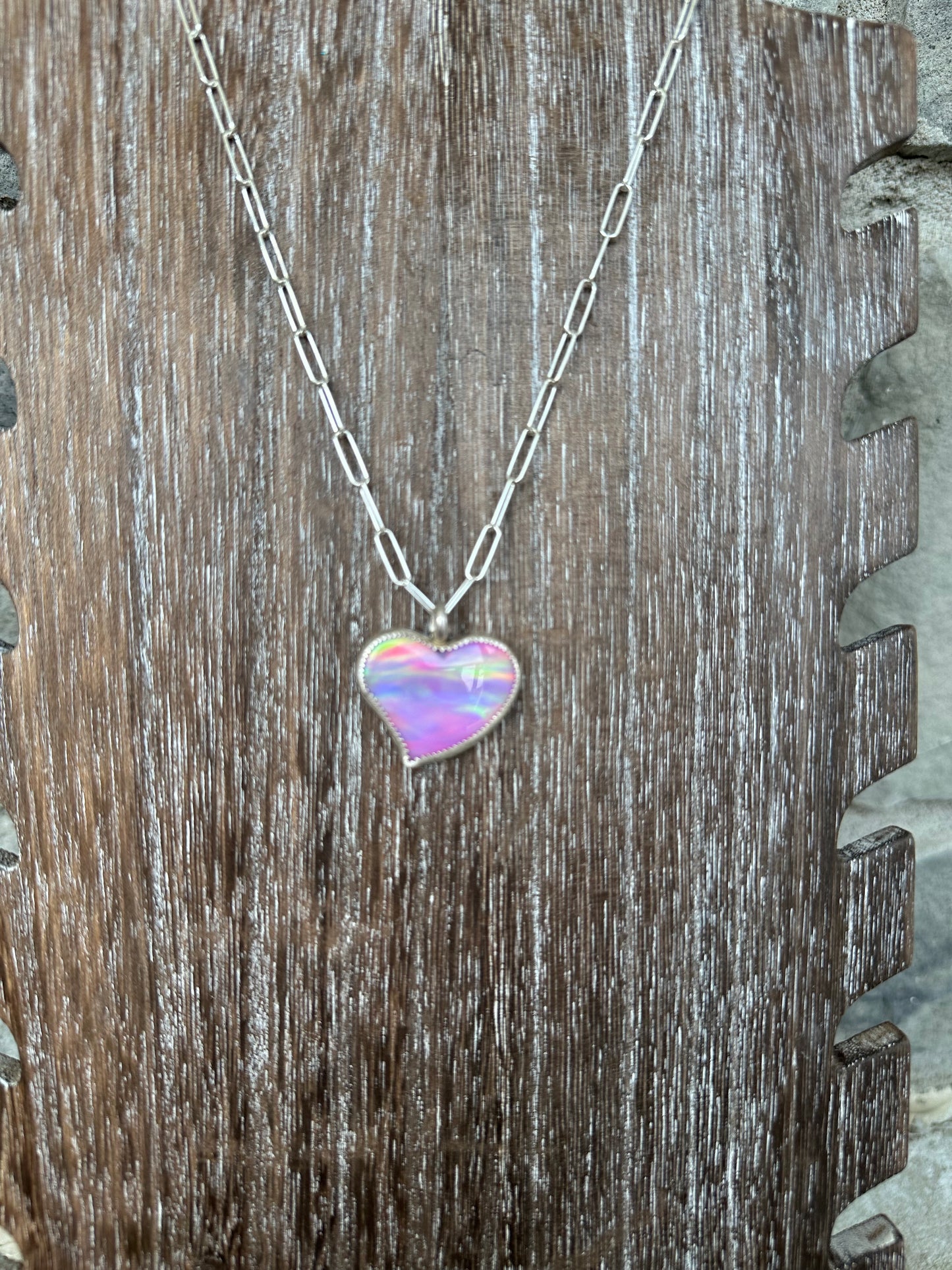 Aurora Heart Necklace