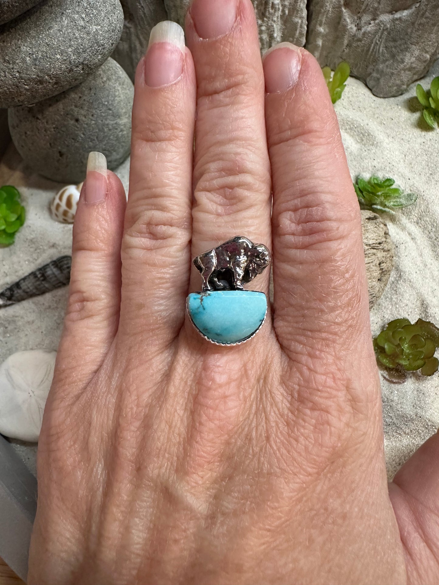 Made to size Bison Ring