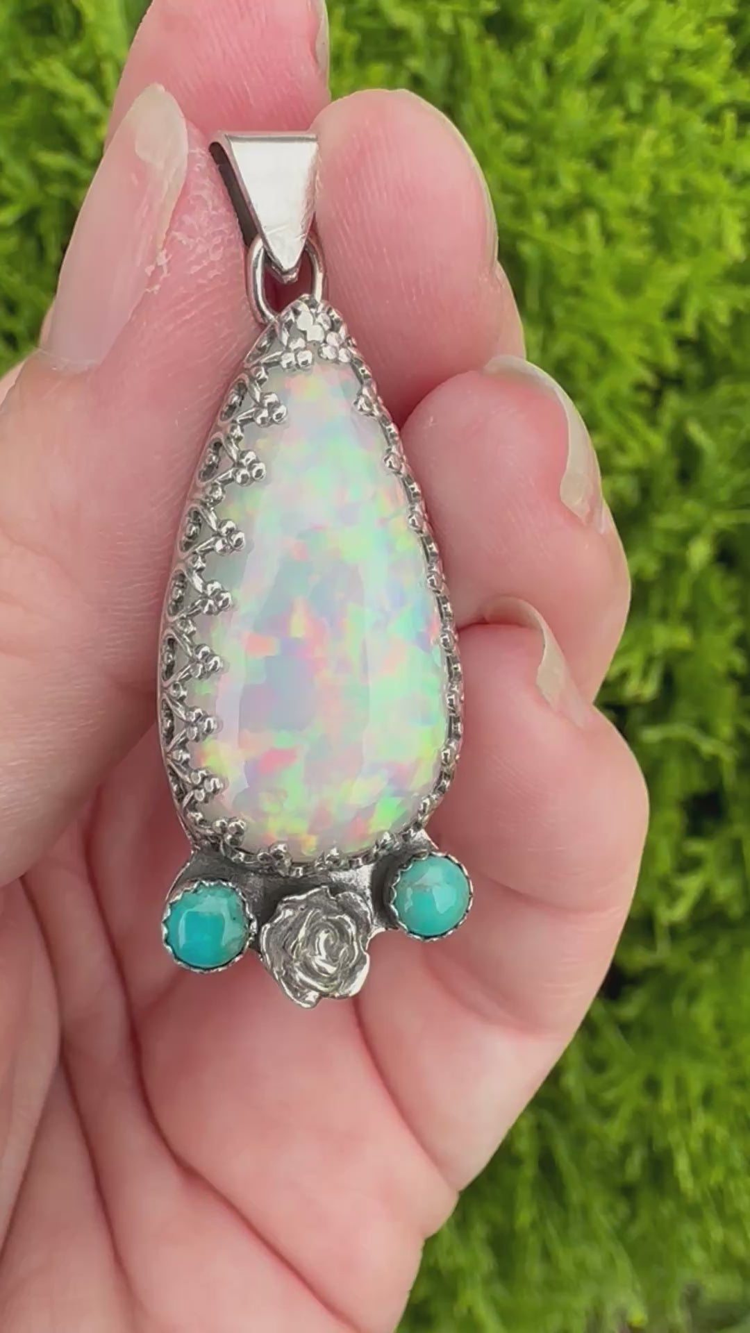 10ct Ethiopian Opal Necklace – PinkBuffaloCo