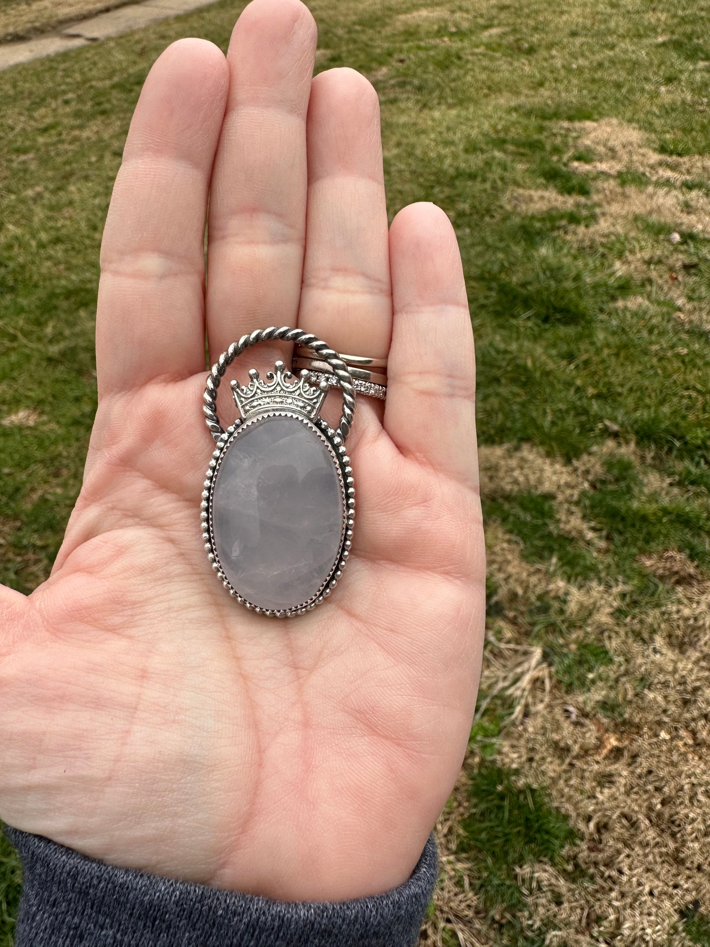 Rose Quartz Queen Necklace